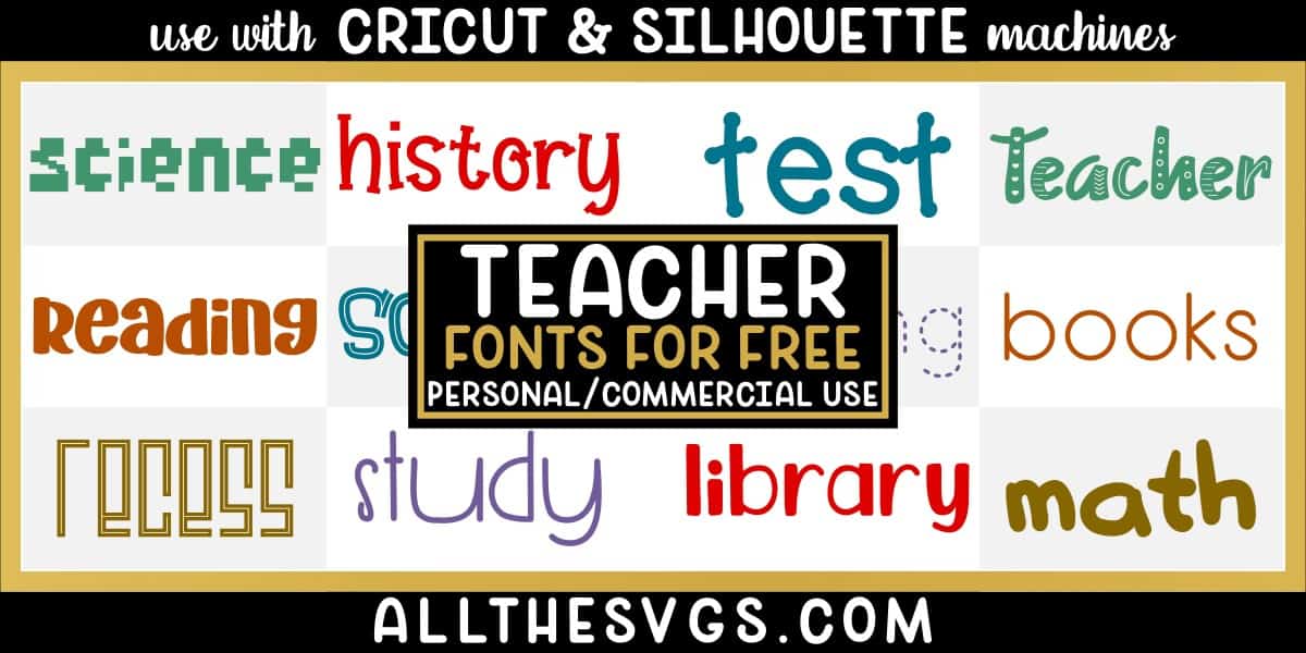free teacher fonts with variety of typefaces like dotted letters, toddler handwriting, video game pixel & more.
