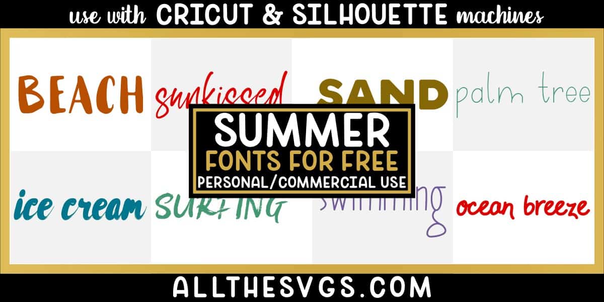 free summer fonts with variety of typefaces like bold, masculine handwriting, modern signature script & more.