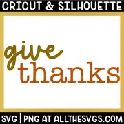 give thanks svg file.