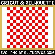 free checkered squares pattern single layer with colored and transparent square pattern