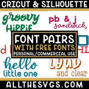 font combinations for commercial use with example font pairints in various styles