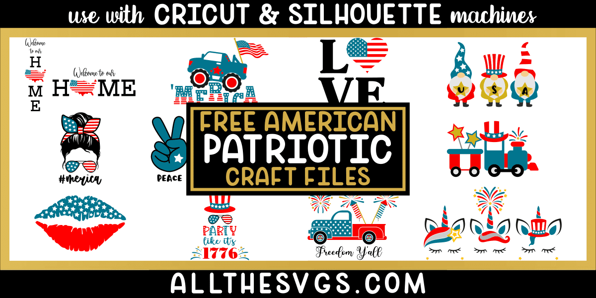showcase of best patriotic svg png designs for july 4 independence, memorial, veterans day.