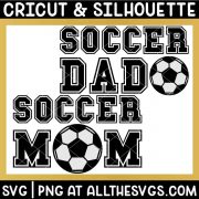 free soccer football mom dad svg png for t shirt.