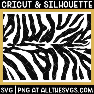 FREE Zebra Stripe SVG File [No Sign Up to Download!]